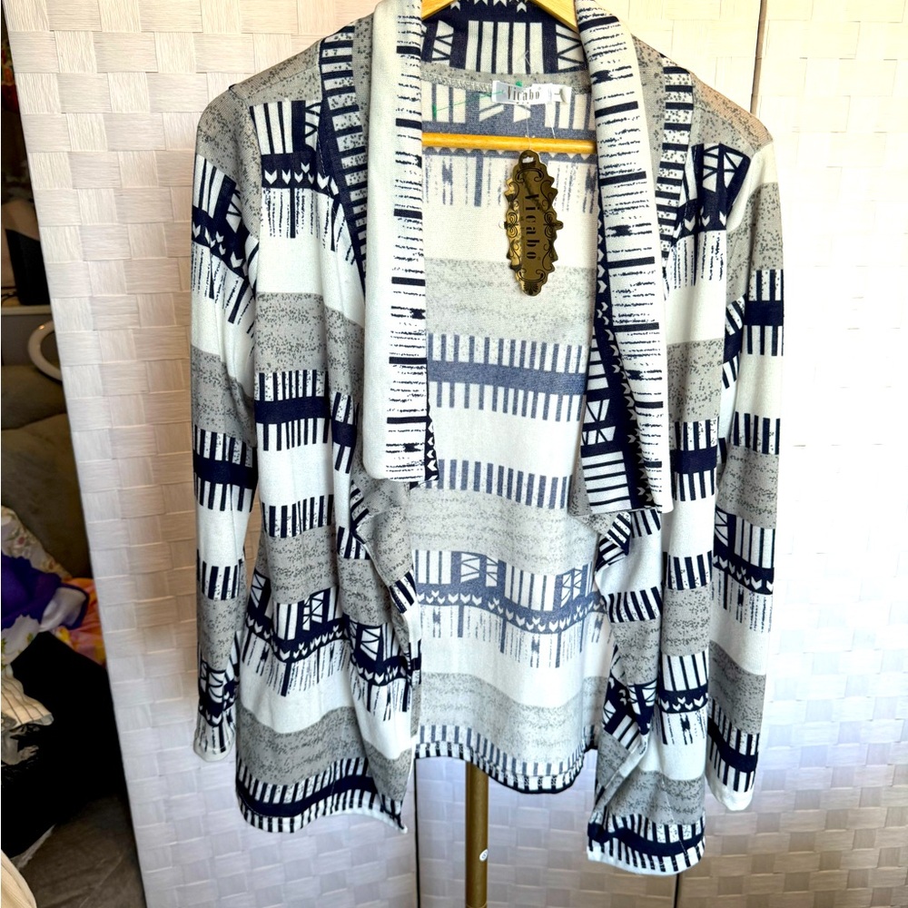Vicabo Open front Light- Weight Cardigan